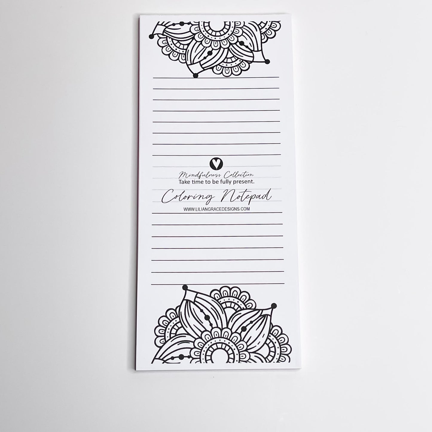 Bloom Coloring - Tall Notepad