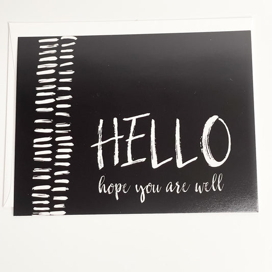 Hello, hope you are well - Postcard