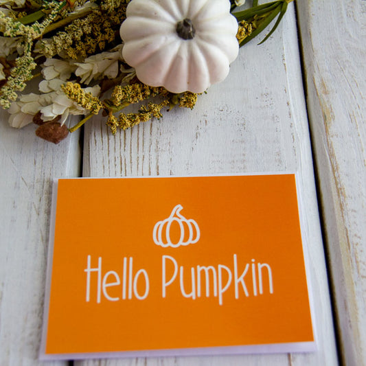Hello Pumpkin - Postcard