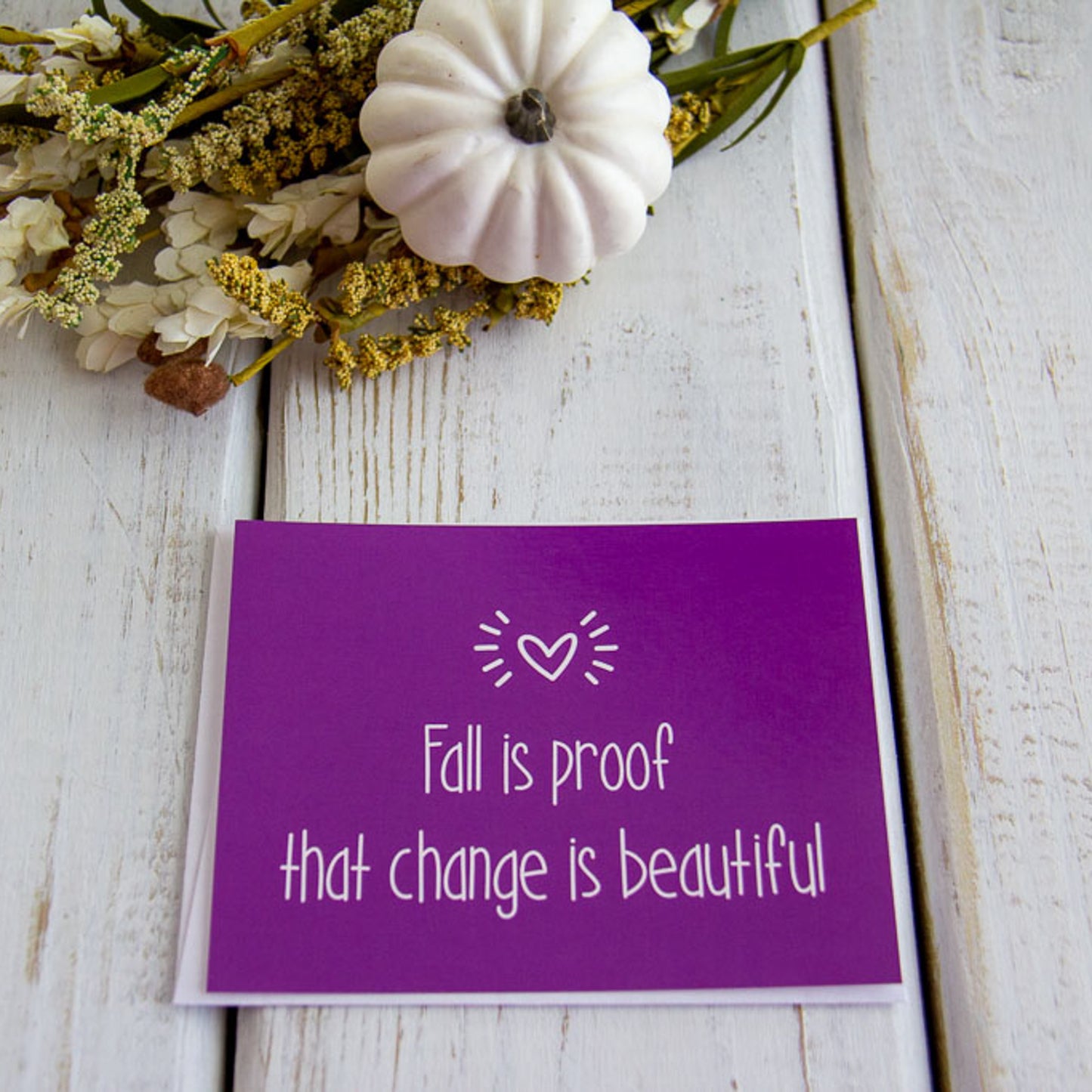 Change is Beautiful - Postcard