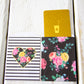 Floral Heart Paper Gift Card Bags