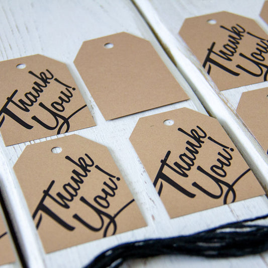 Thank You - Gift Tags