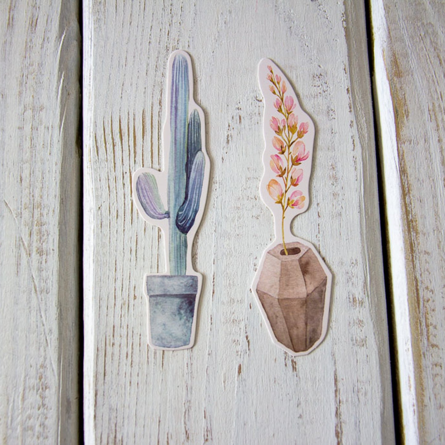 Cactus Bookmarks - 2 Pack