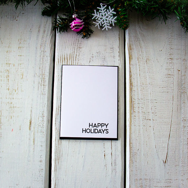 Happy Holidays - Note Card