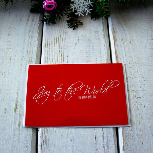 Joy to the World - Holiday Greeting Card