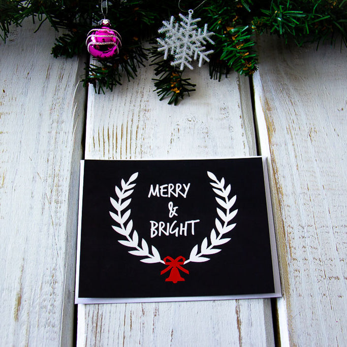Merry & Bright - Postcard