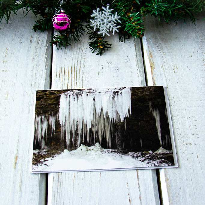 Winter Falls - Greeting Card