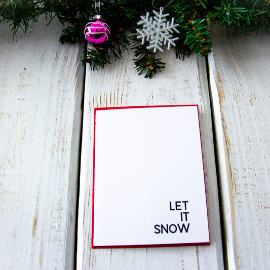 Let it Snow - Note Card