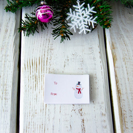 Snowman - Adhesive Gift Tags