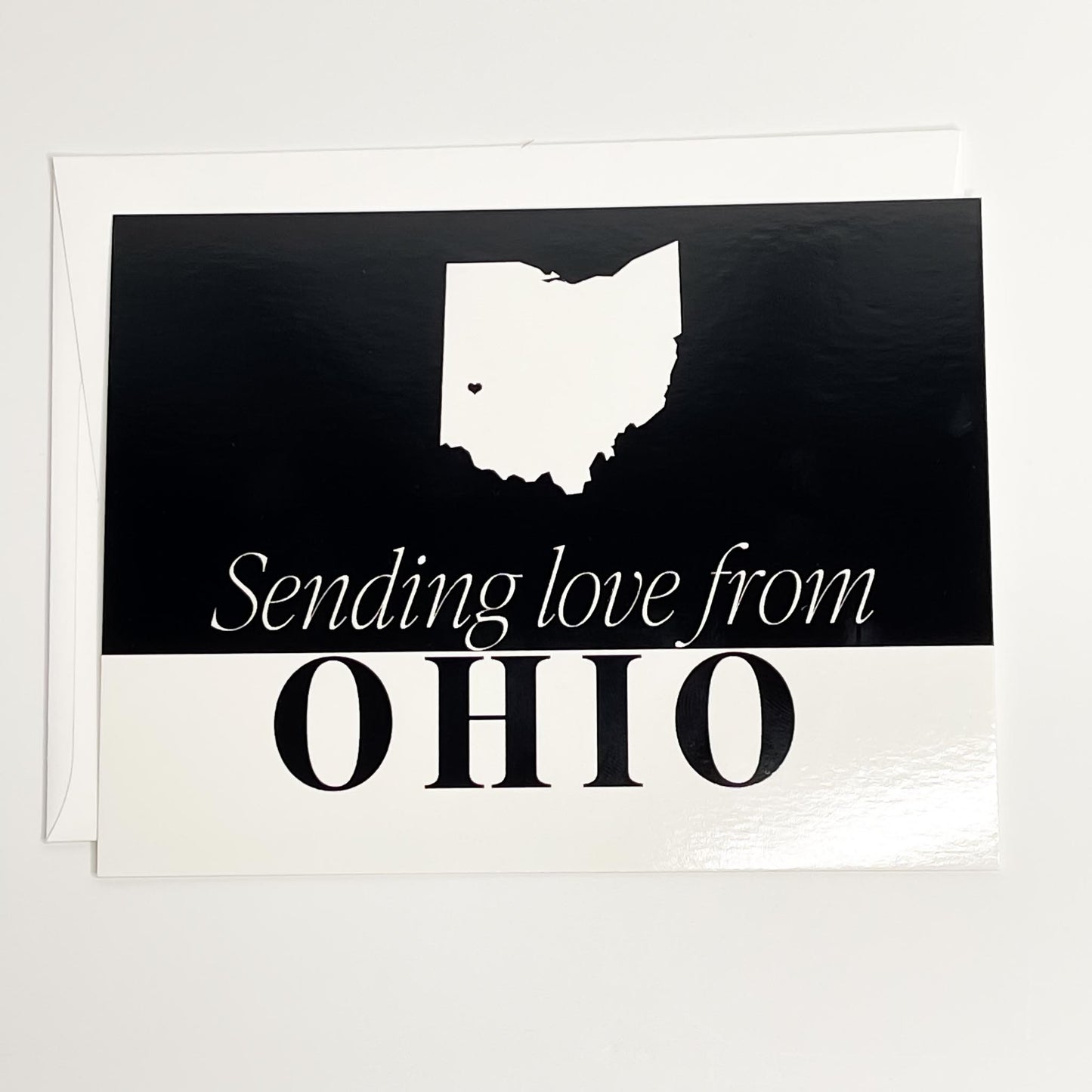 Sending love from Ohio - Postcard